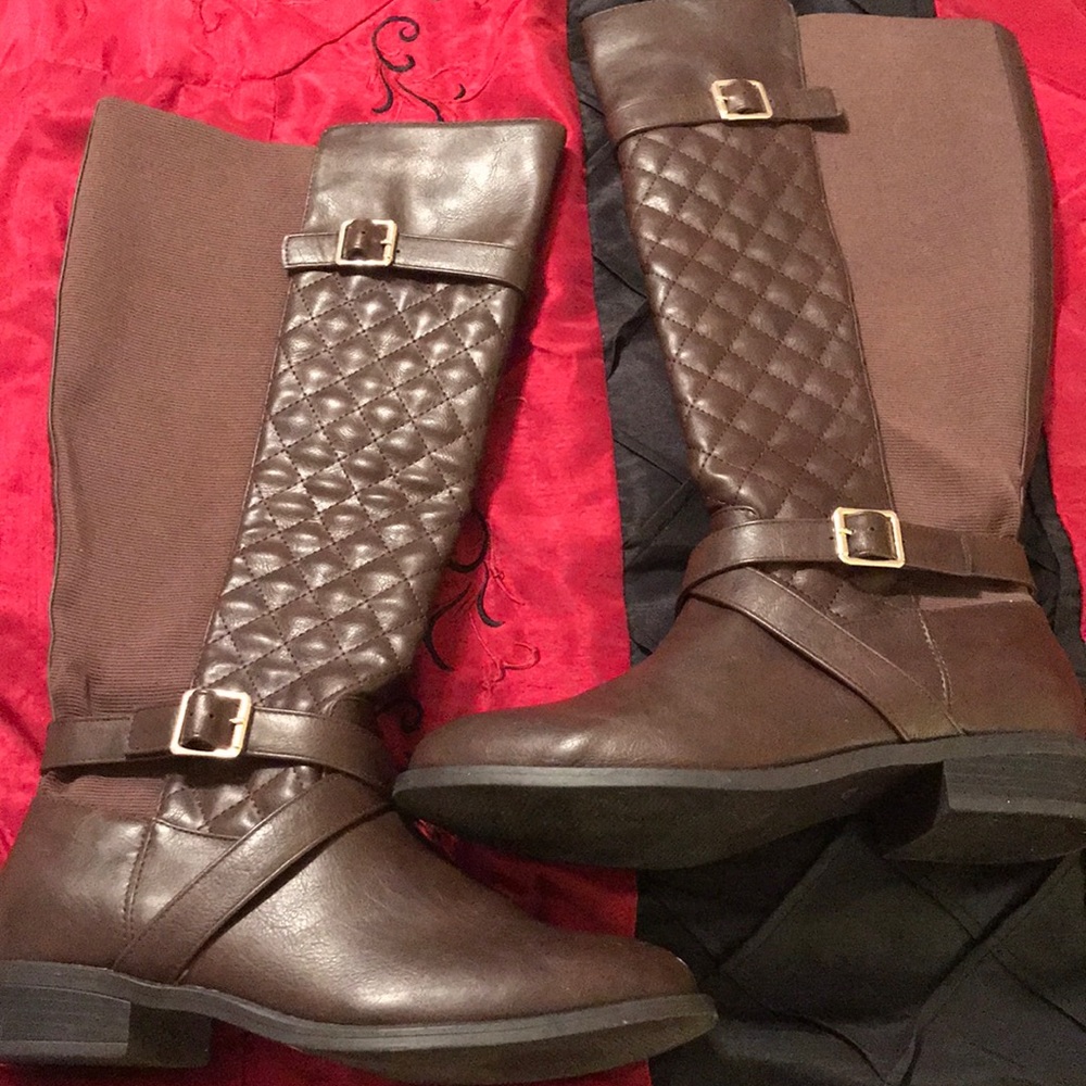 Torrid below the knee wide calf boots